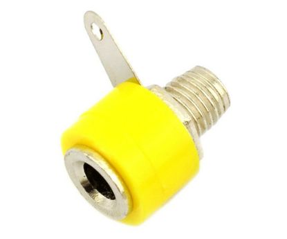 Picture of SOCKET BANANA 4mm YELLOW      LP
